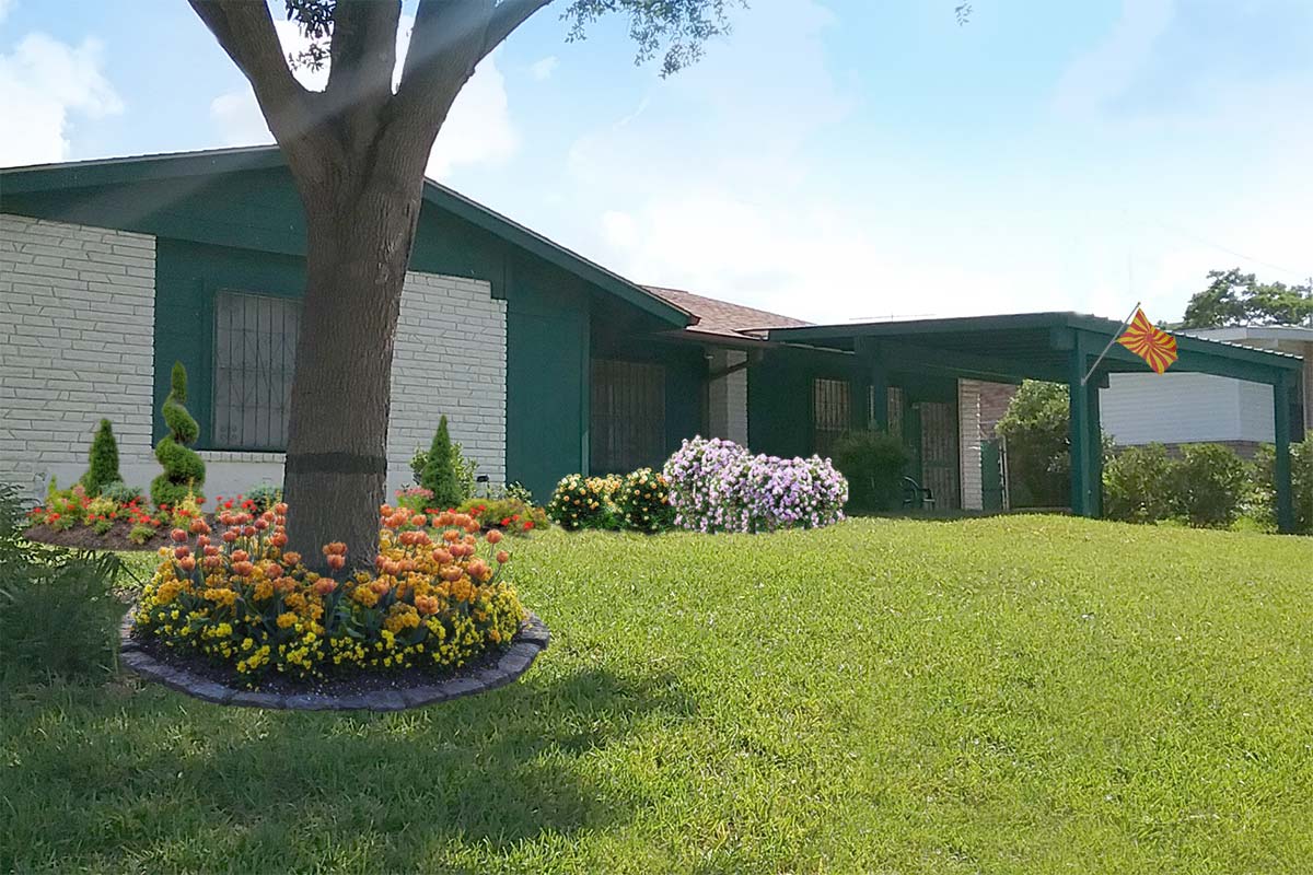Street view of Prajapita Brahma Kumaris meditation center building in San Antonio Texas 
